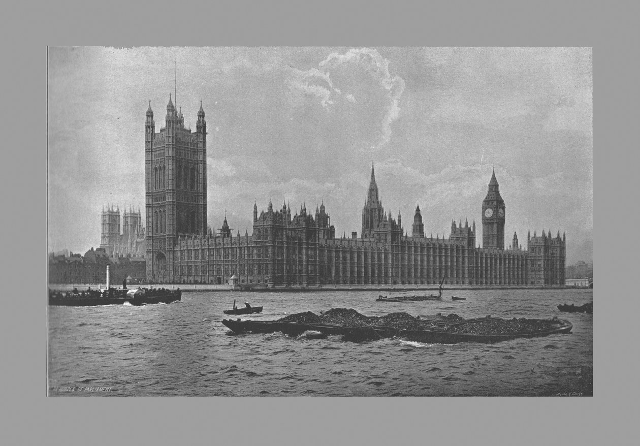 Parlamento Evleri, Londra, c1900 by Frith and Co