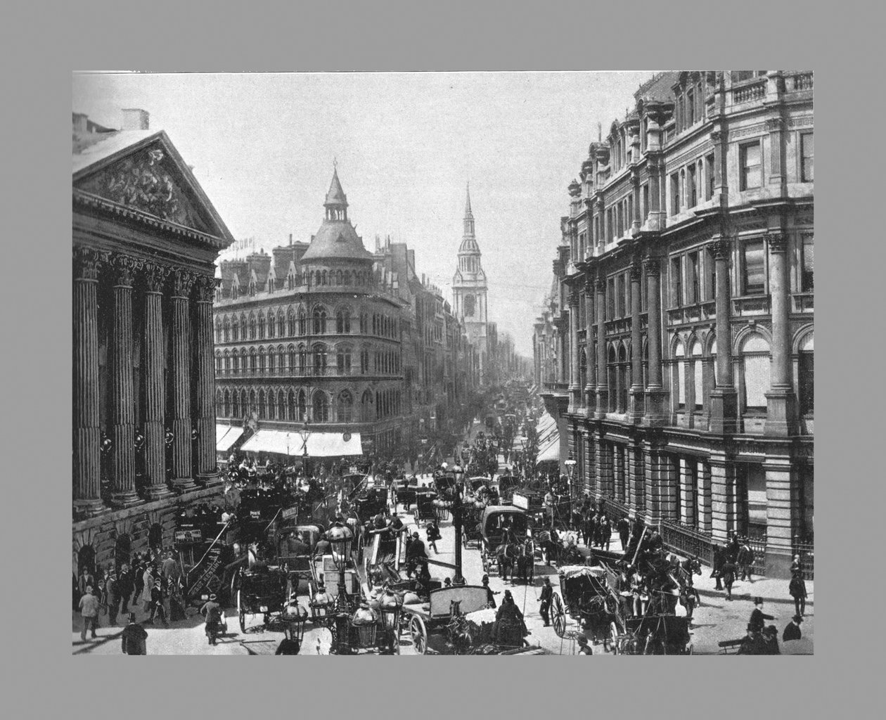 Mansion House ve Cheapside, Londra, c1900 by Frith and Co