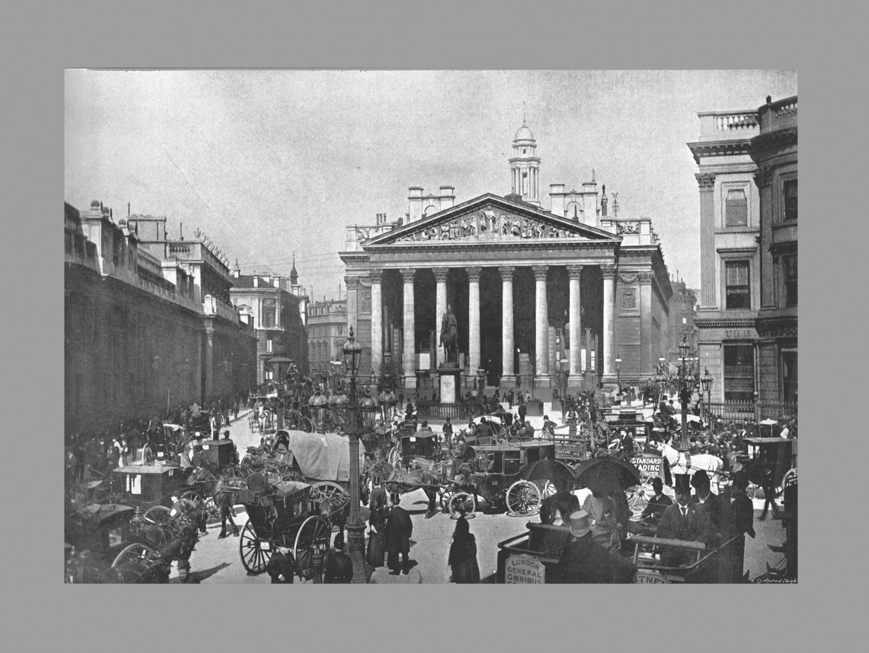Kraliyet Borsası, Londra, c1900 by Frith and Co