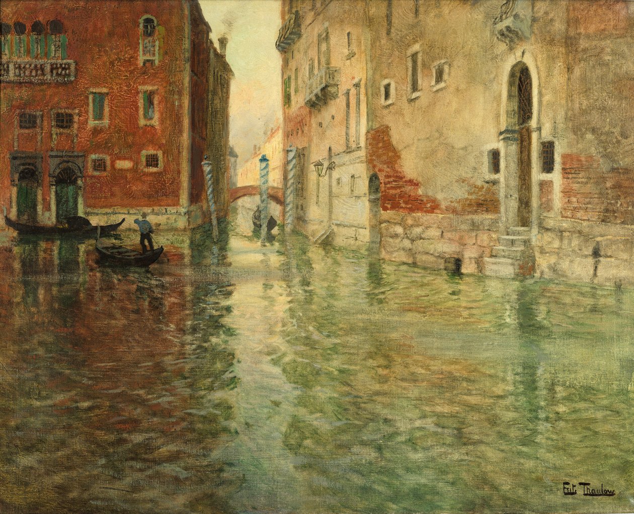 Venedik Bölgesi by Frits Thaulow