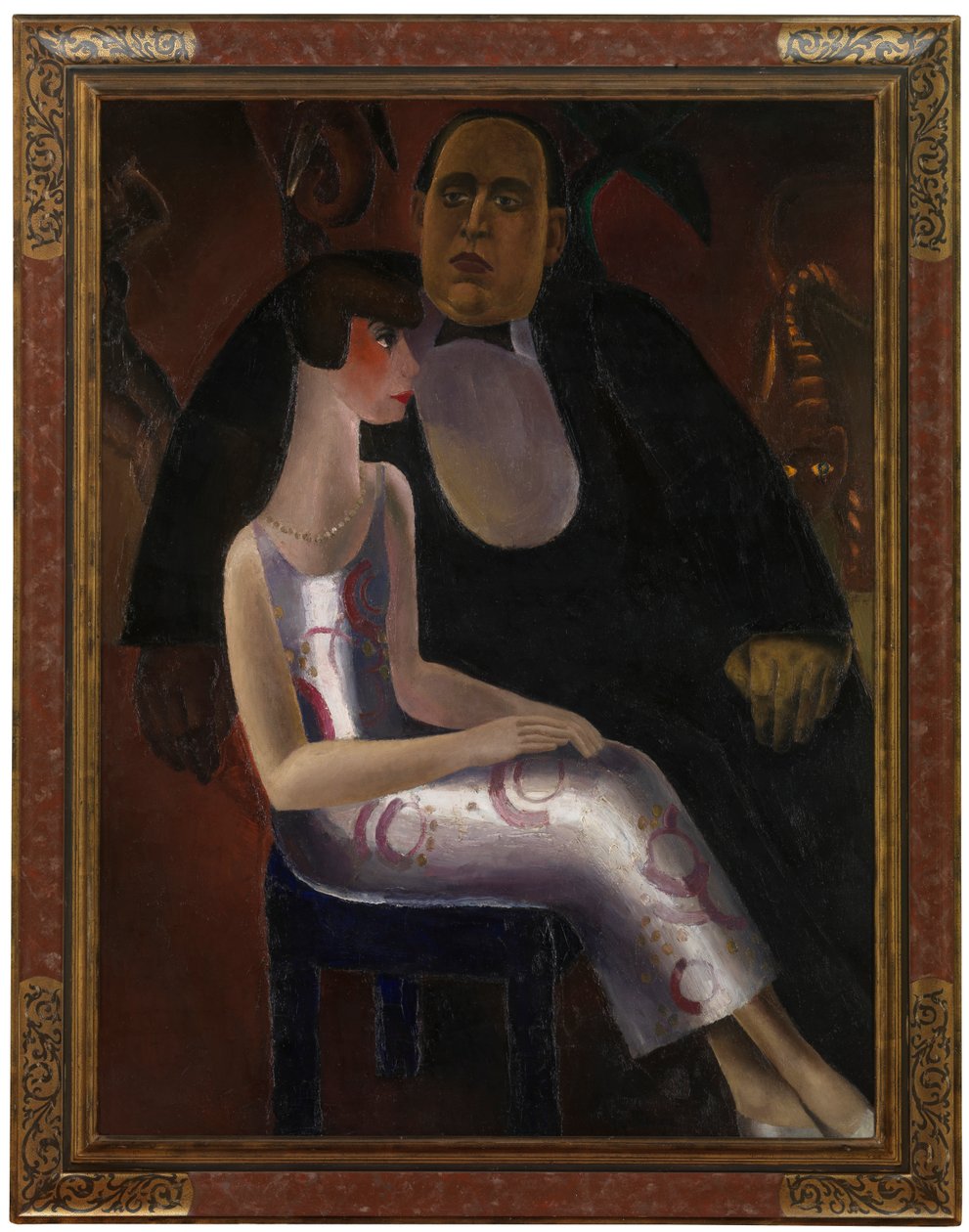 Paul-Gustave Van Hecke ve eşi Norine'nin portresi by Frits van den Berghe