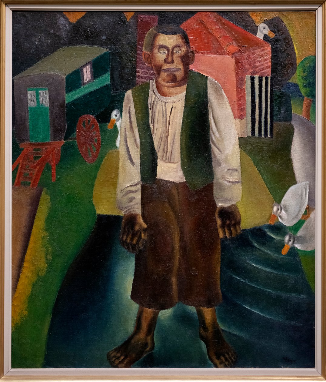 Göletin Yanındaki Aptal by Frits van den Berghe