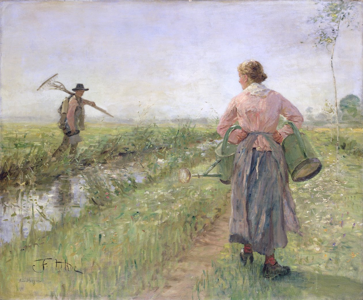 Sabah, 1889 by Fritz von Uhde