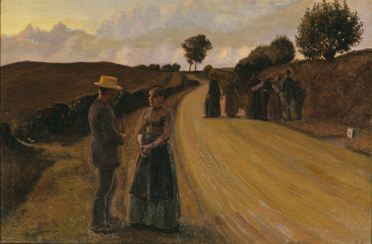 Akşam Sevişmek, 1889-91 by Fritz Syberg