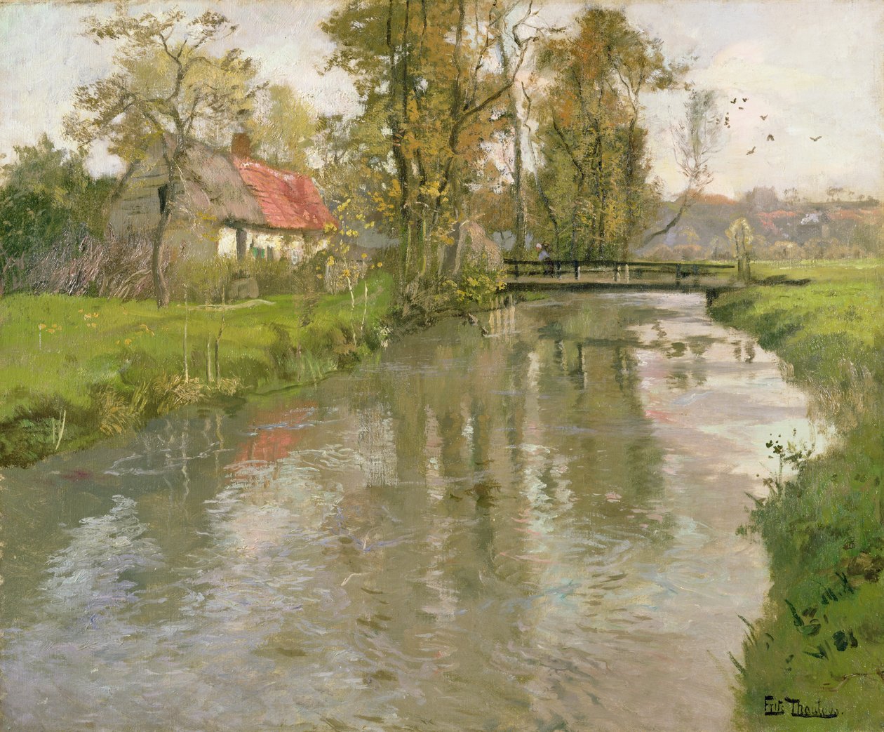 Nehir Manzarası, c.1897 by Frits Thaulow