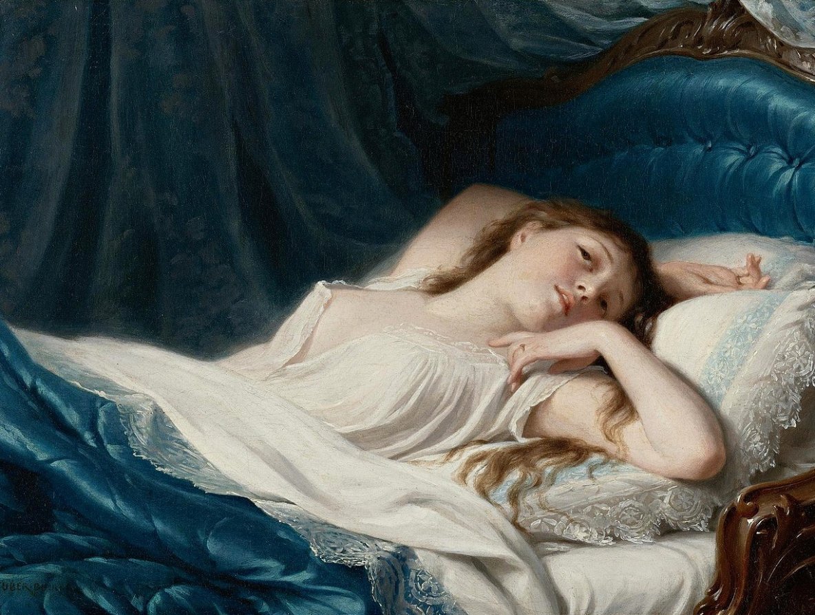 uzanmış güzellik by Fritz Zuber Buhler