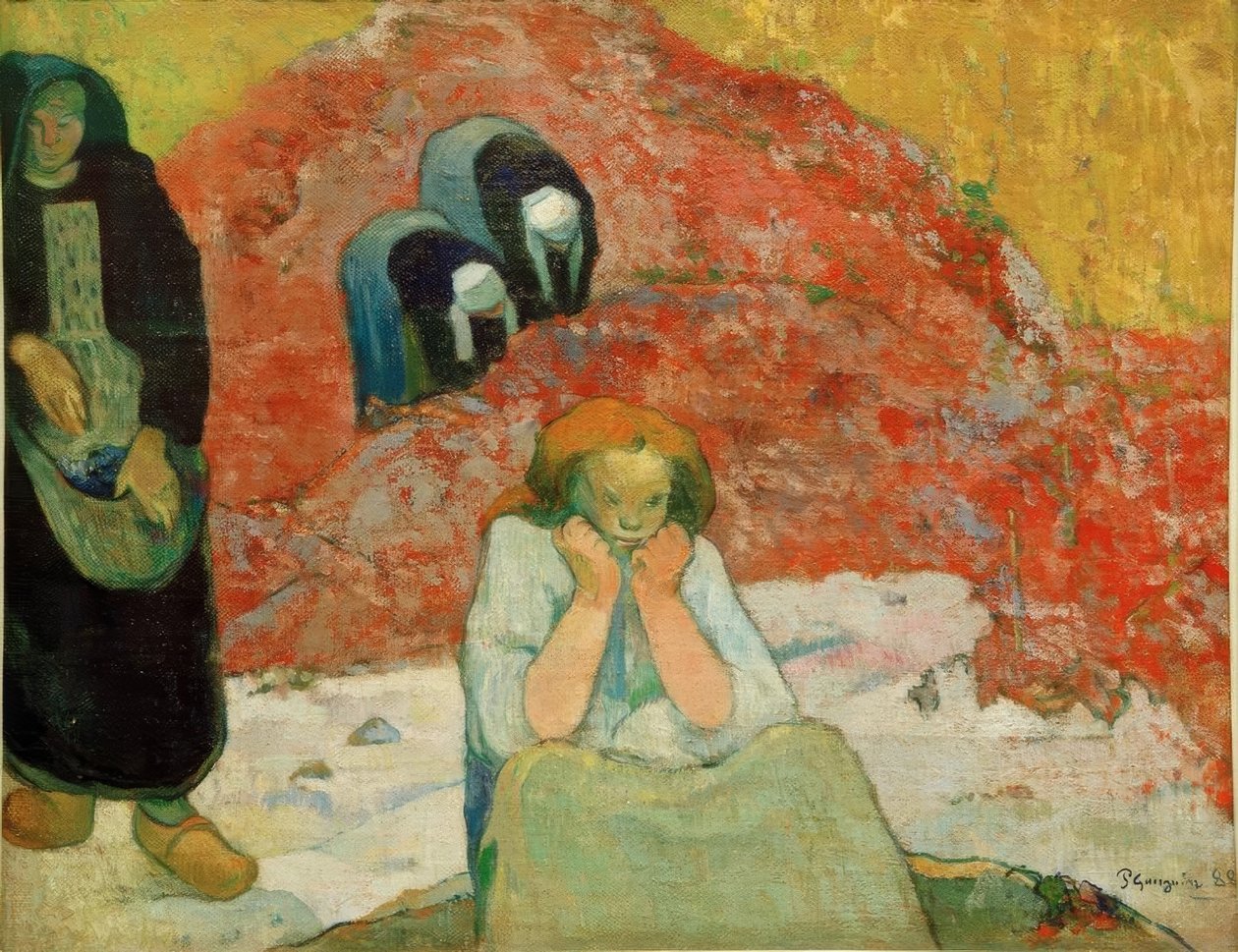 bahçe çitinde by Fritz von Uhde