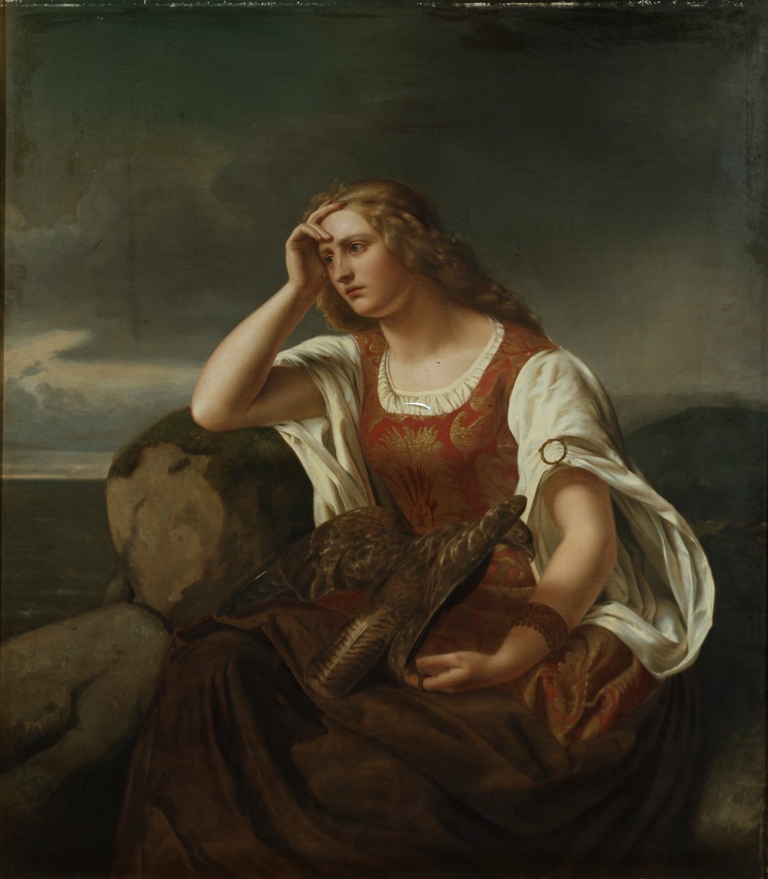 okyanus kenarında Ingeborg by Fritz Jensen
