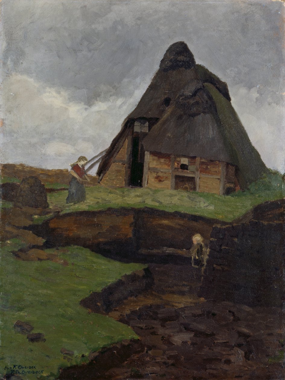 Mire Kır Evi - Çocuklu by Fritz Overbeck