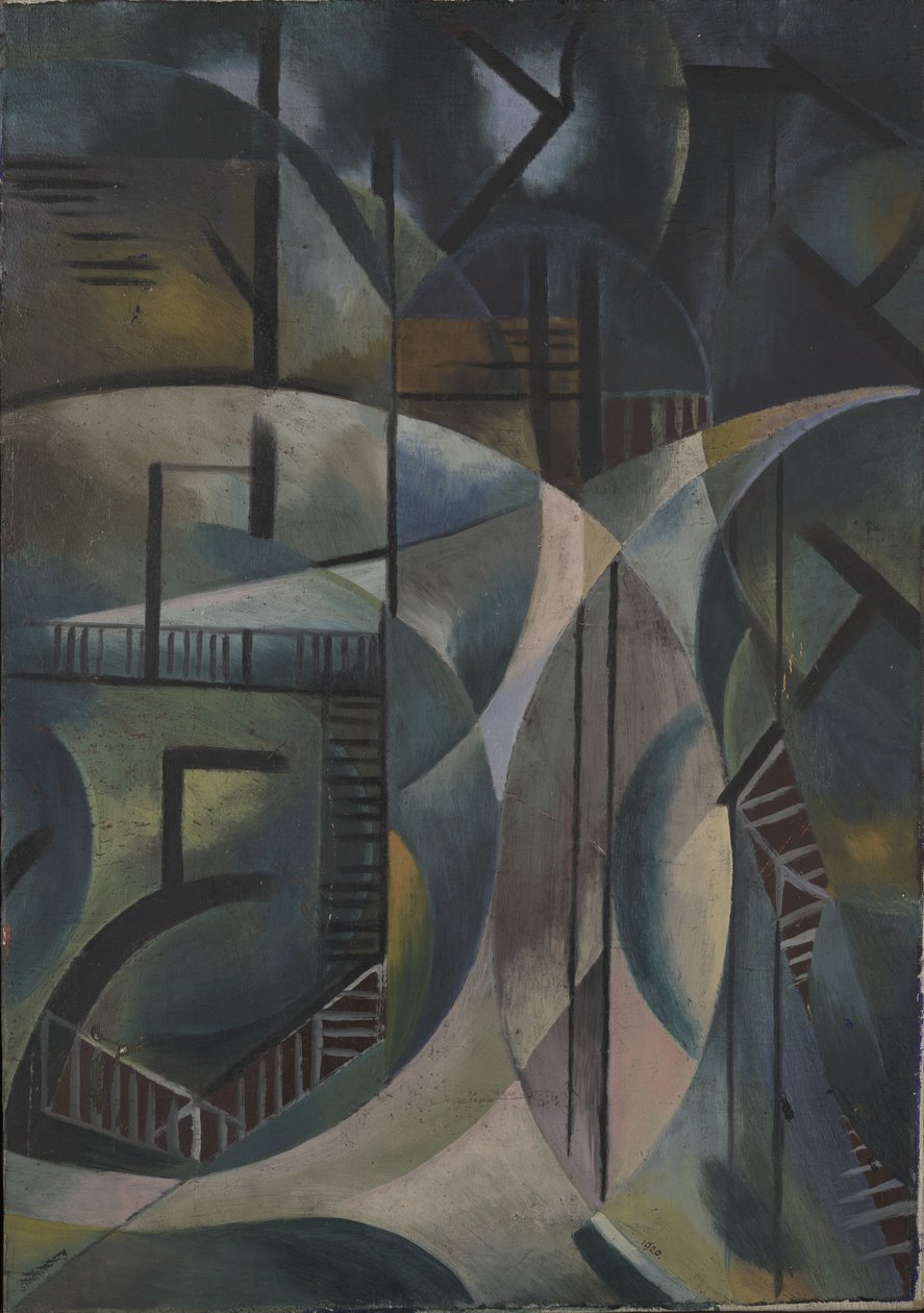Parkta Manzara, 1920 by Fritz Stuckenberg