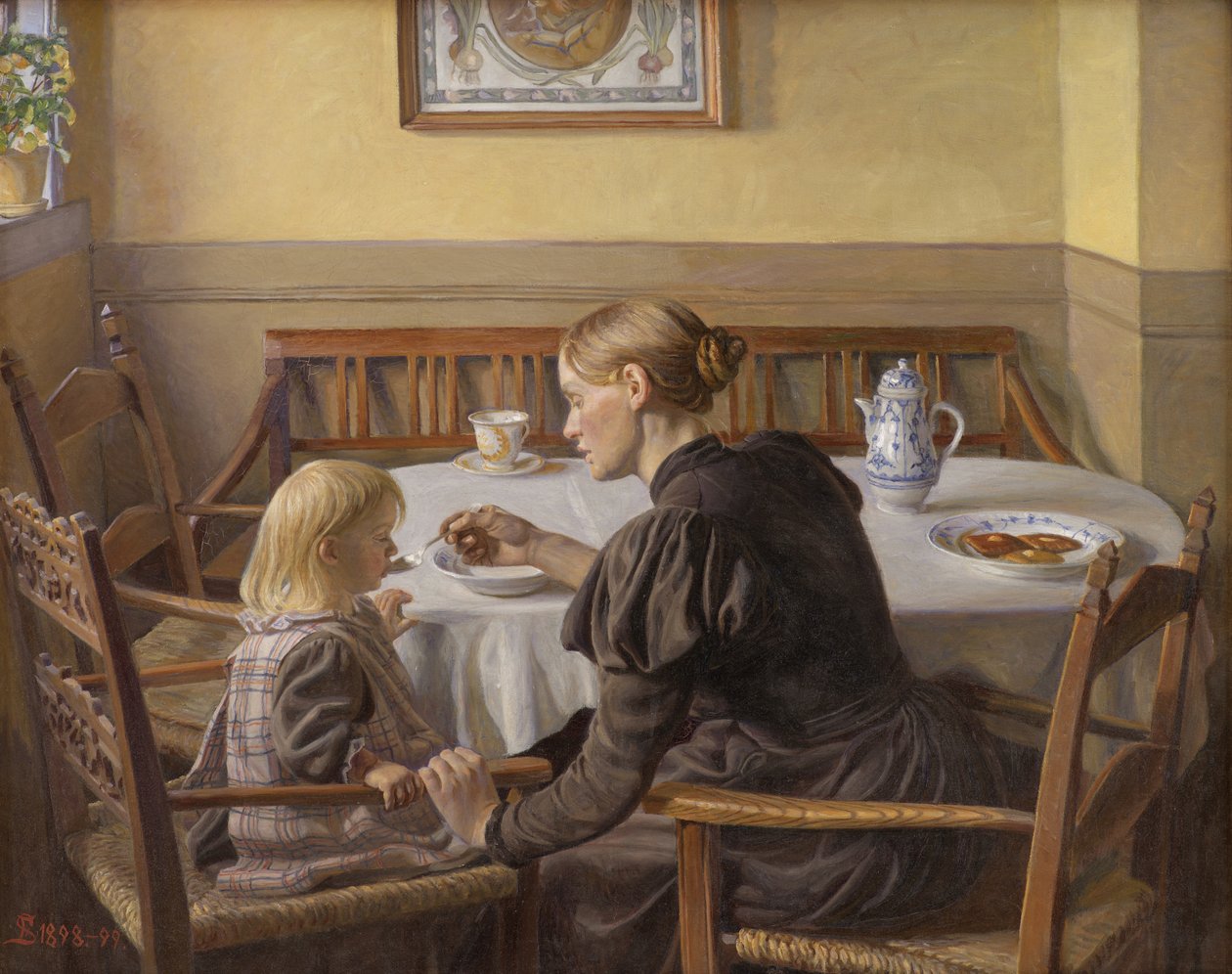 Anne ve Çocuk by Fritz Syberg