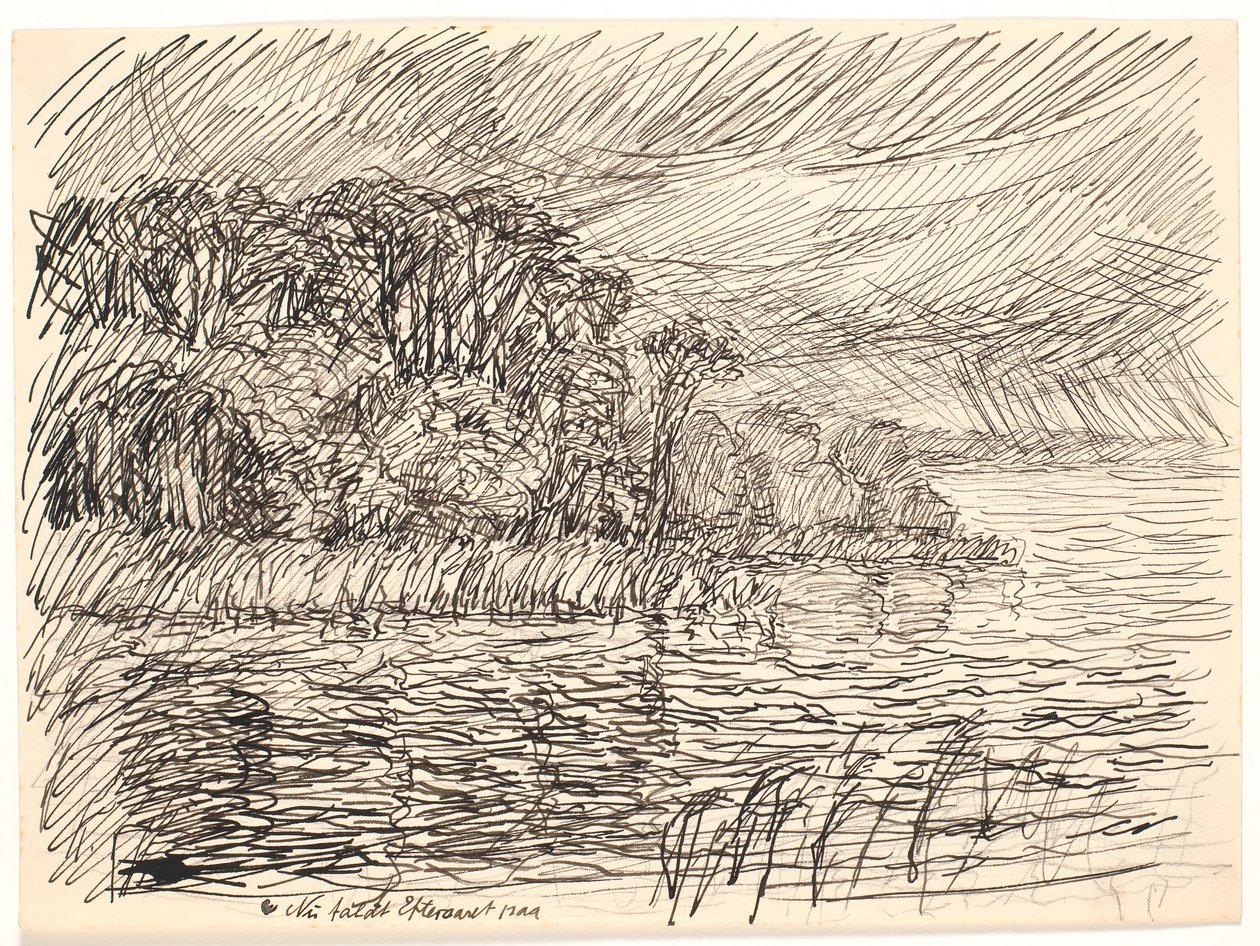 Şimdi sonbahar üzerimizde by Fritz Syberg