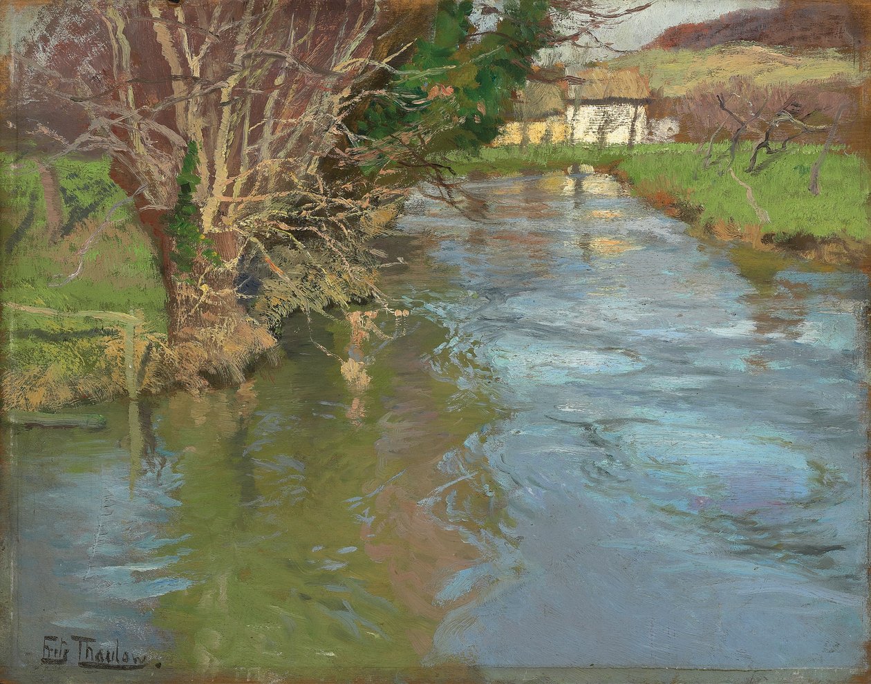 Baharda Bir Dere, by Frits Thaulow