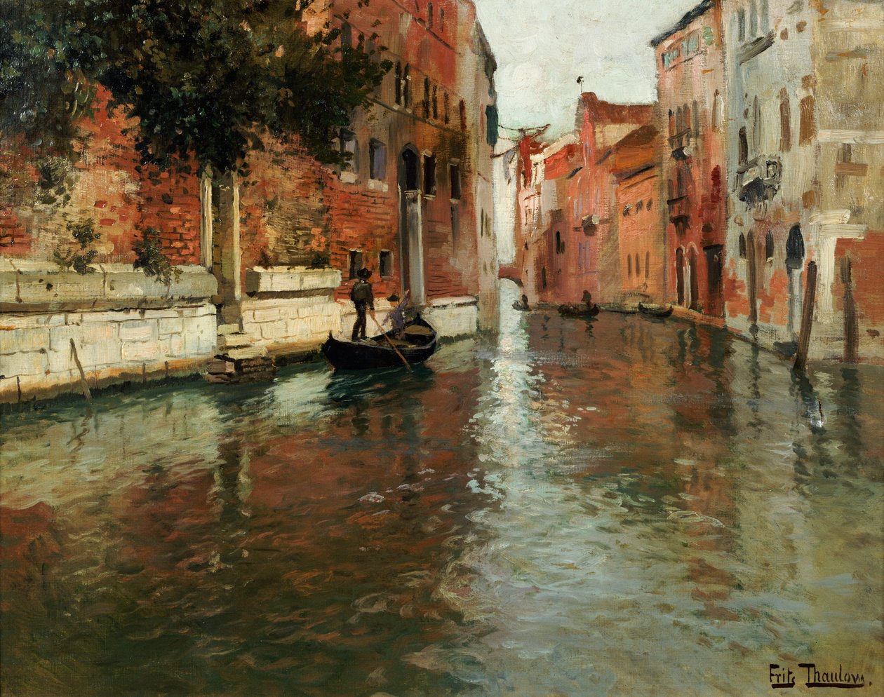 Venedik Durgunluğu by Frits Thaulow