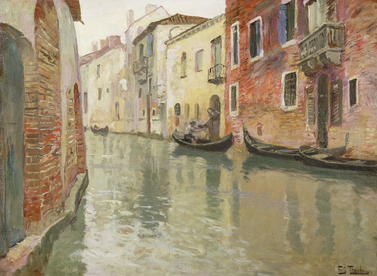 Venedik Durgun Su, by Frits Thaulow