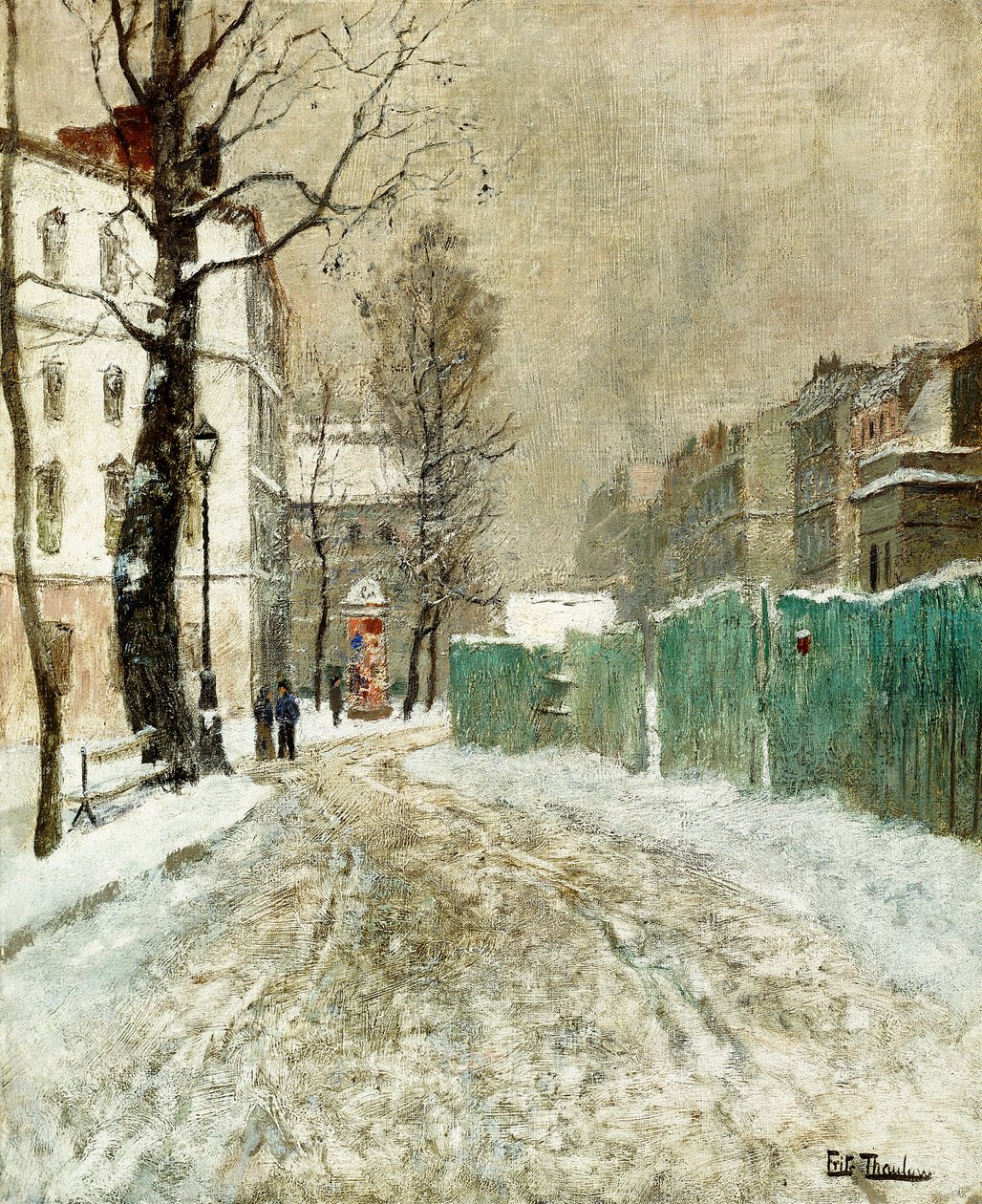 Arka Sokak, Montmartre, by Frits Thaulow
