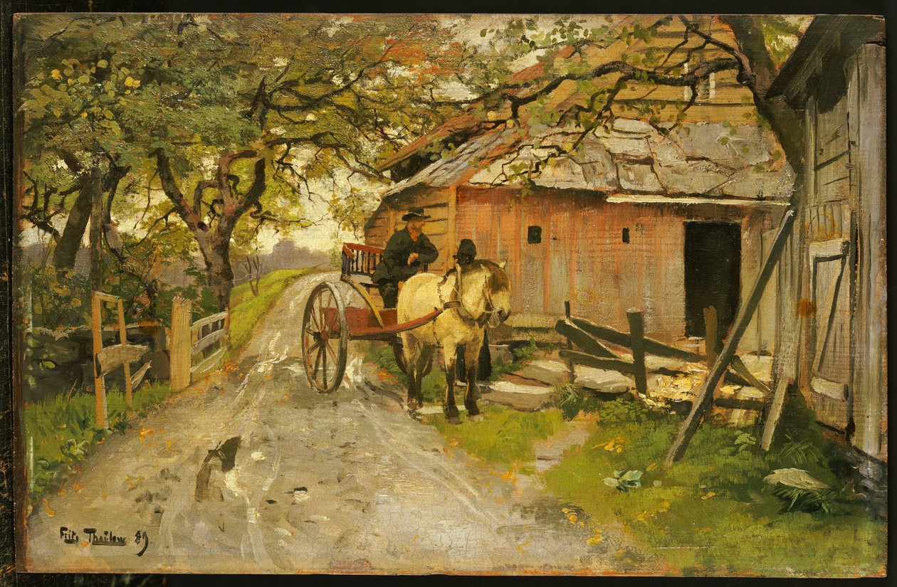 Dostça Dedikodular, 1889 by Frits Thaulow