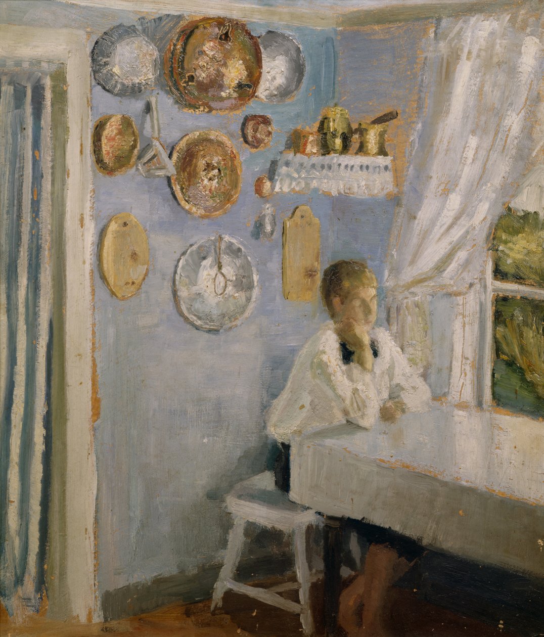 Harald kahvaltı masasında by Fritz Thaulow