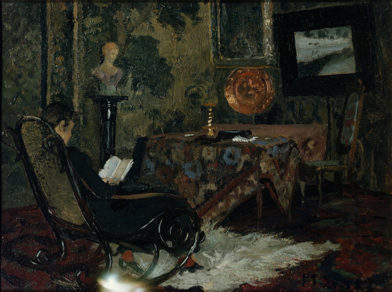 İç Mekan, Grini by Fritz Thaulow