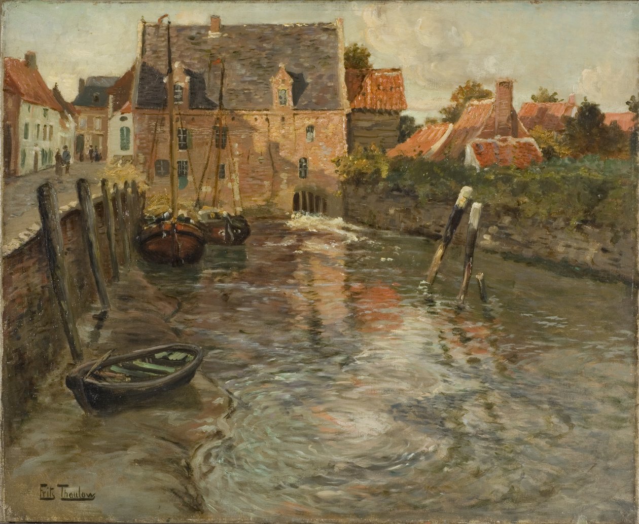 Alçak su by Frits Thaulow