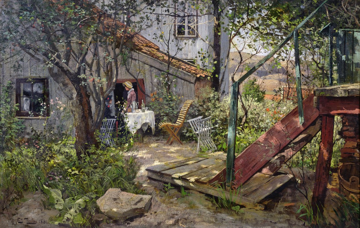 yaz günü by Fritz Thaulow