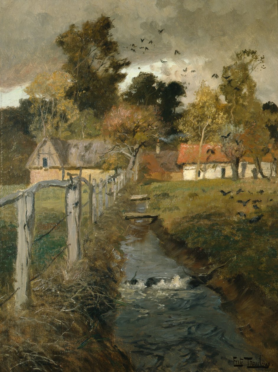 Akış, c.1895 by Fritz Thaulow
