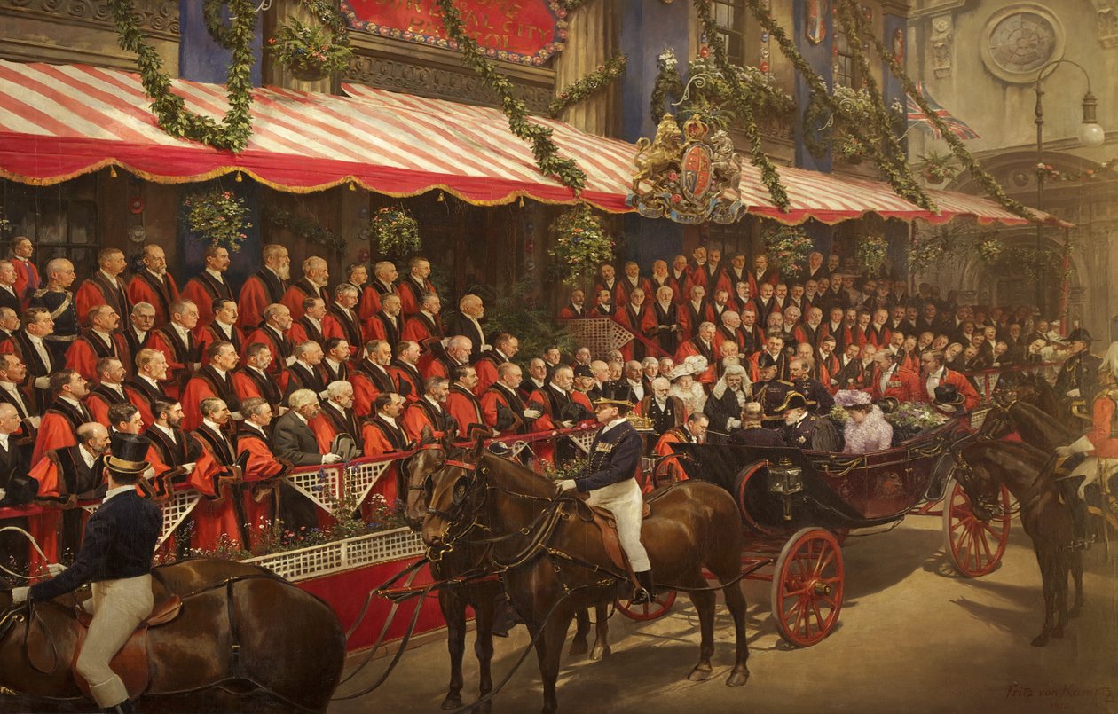 Kral Edward VII Konsey Binasında Alderman Edward B. James