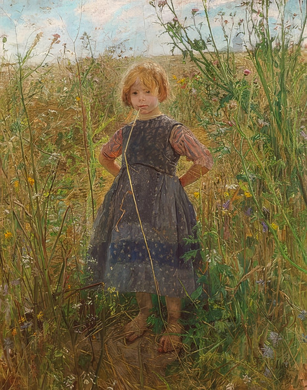 Heideprinzchen. 1889 by Fritz von Uhde