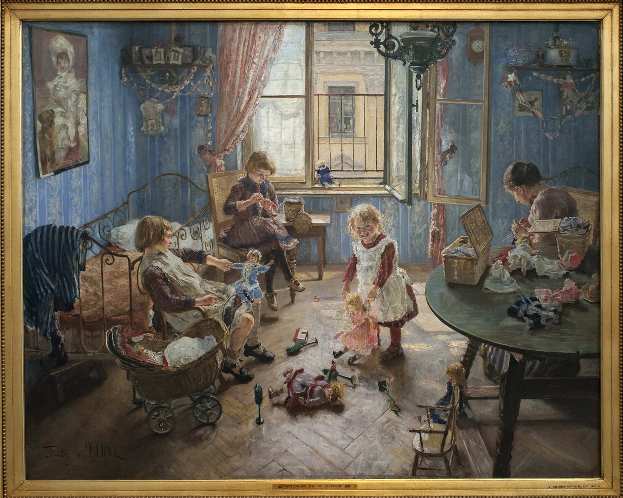 Çocuk Yuvası. Fritz von Uhde