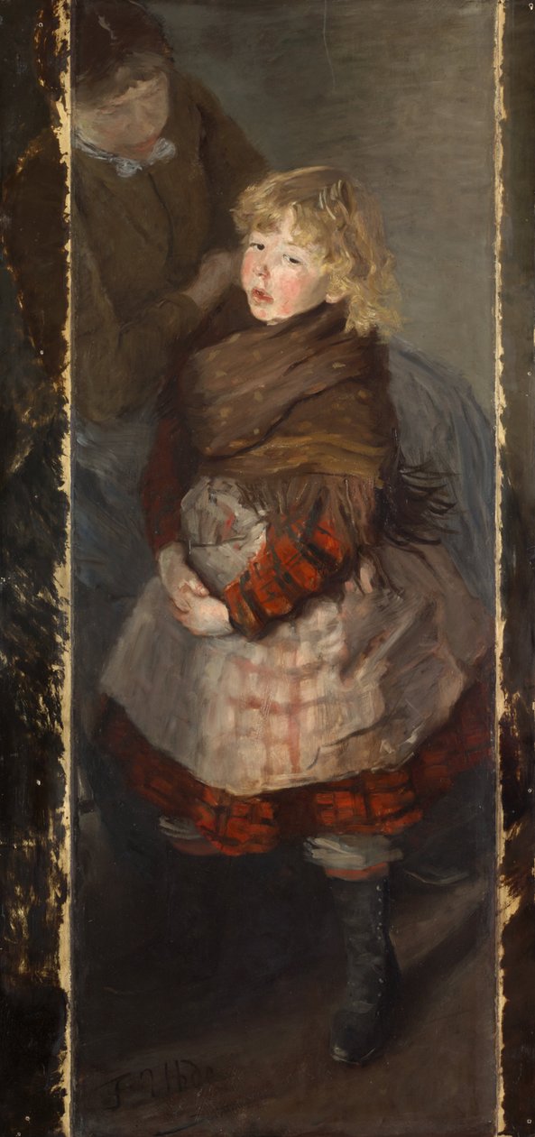 anne ve Çocuk by Fritz von Uhde