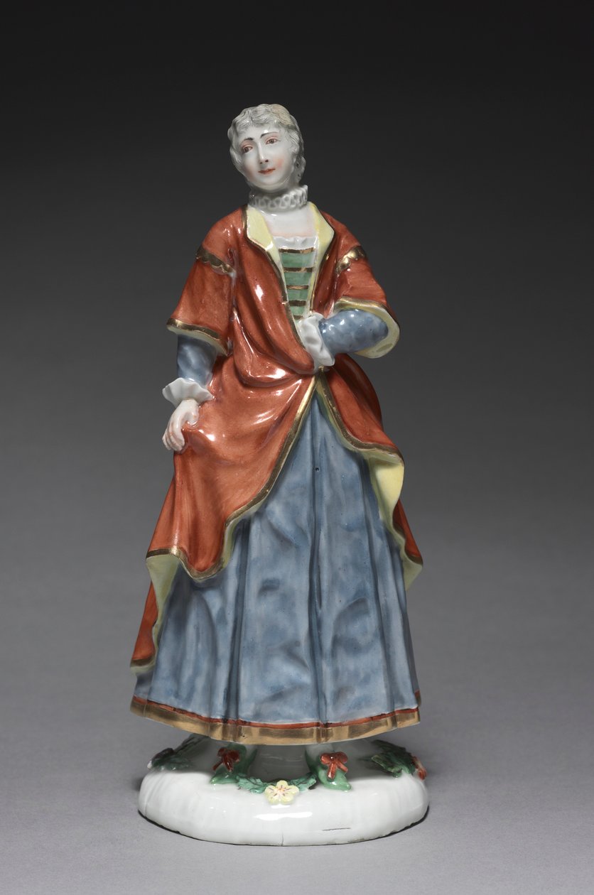 İtalyan Komedi Figürü: Isabella, c. 1753. by Fürstenberg Porcelain Factory