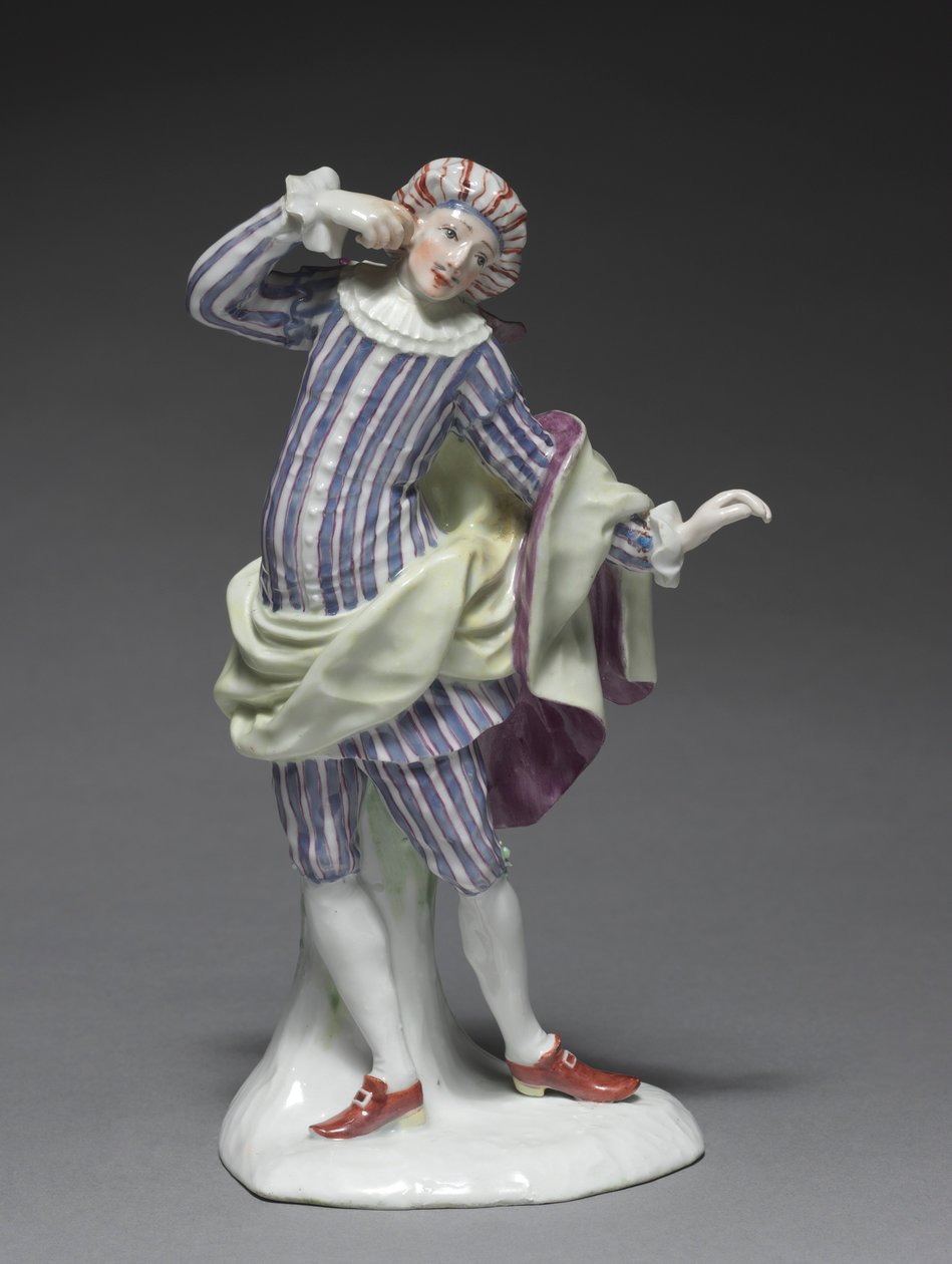 İtalyan Komedisi Figür: Mezetin, c. 1753. by Fürstenberg Porcelain Factory