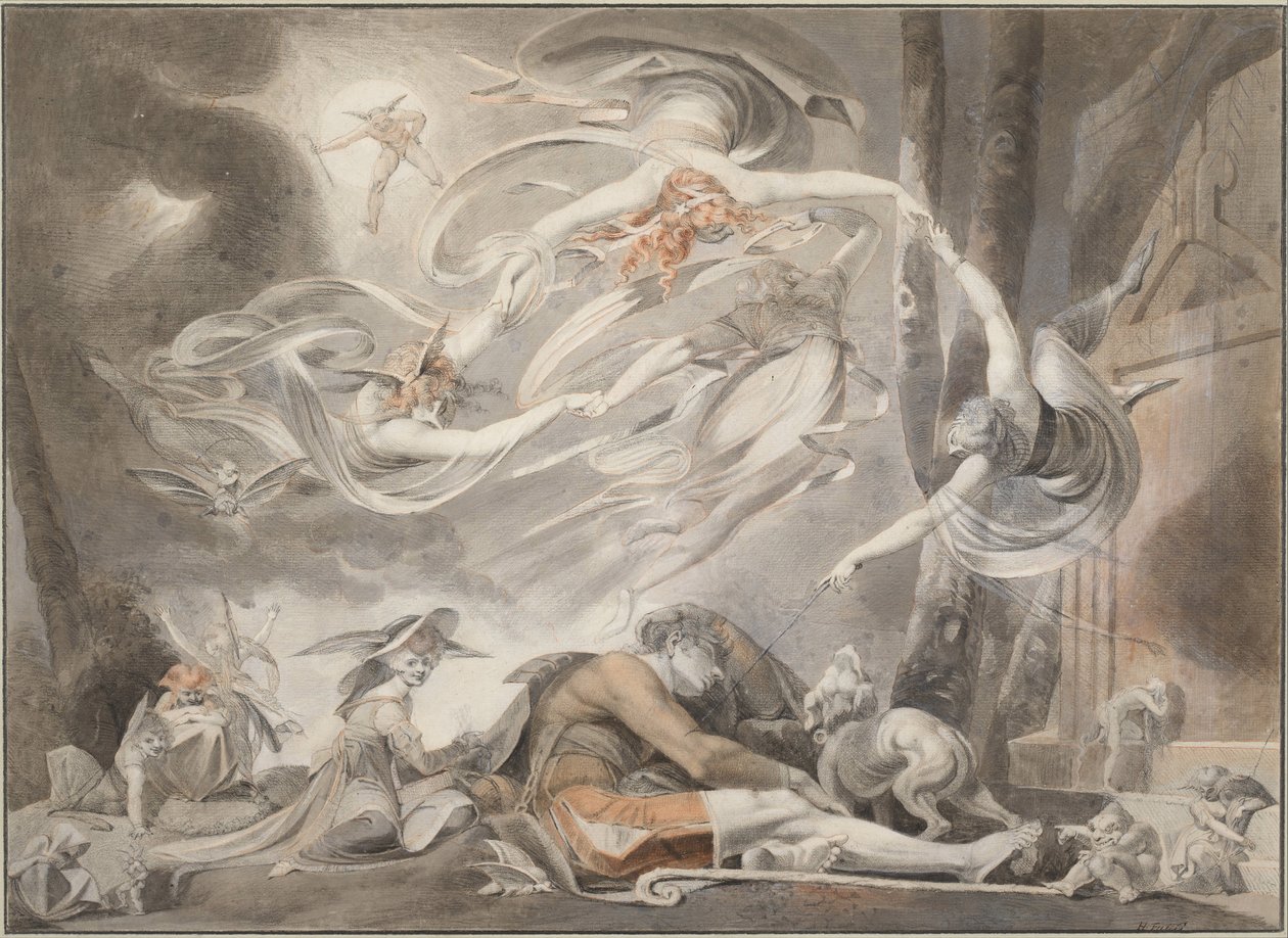 Çobanın Rüyası, 1786 by Füssli