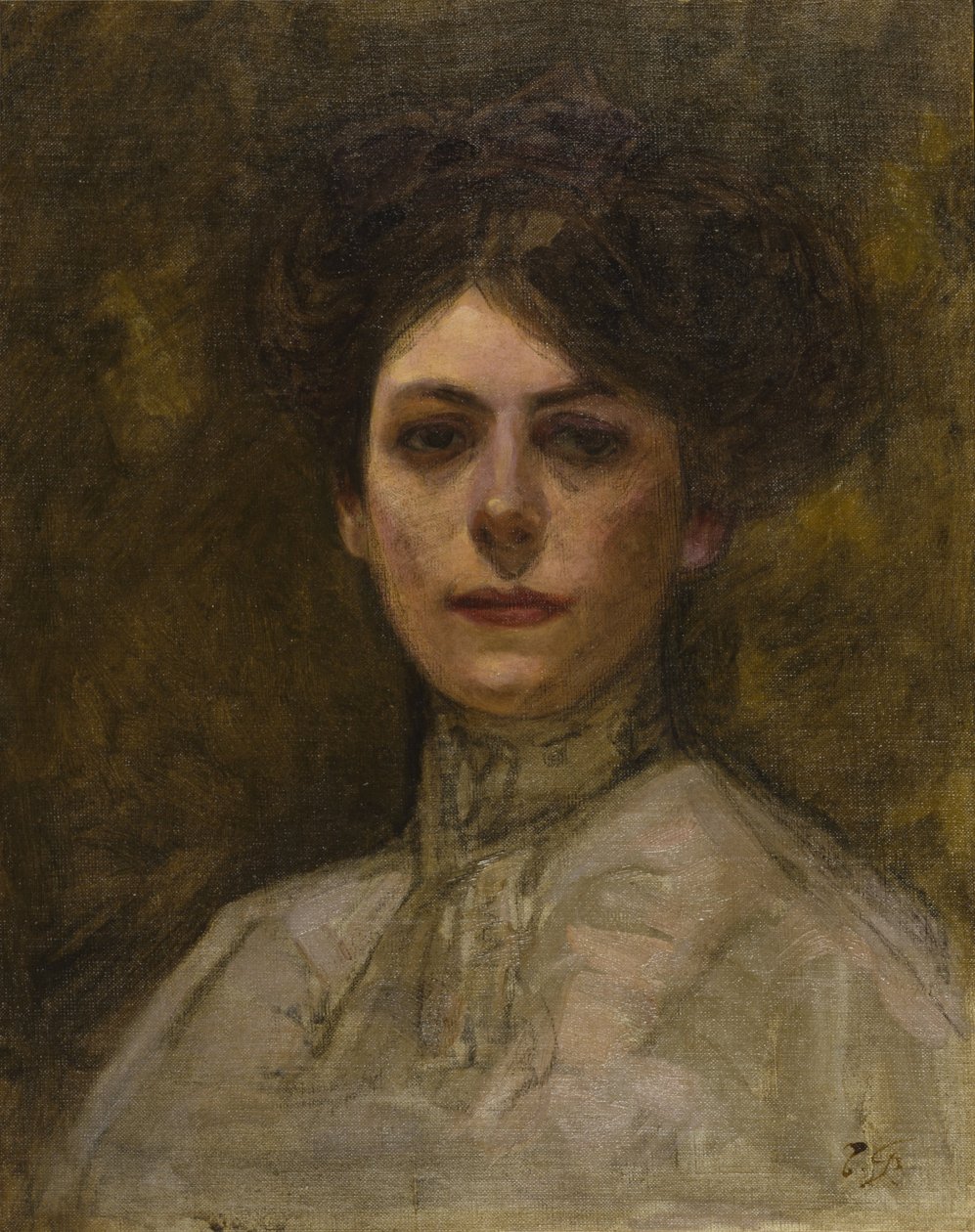 Bir İtalyan Kadının Portresi by Fujishima Takeji