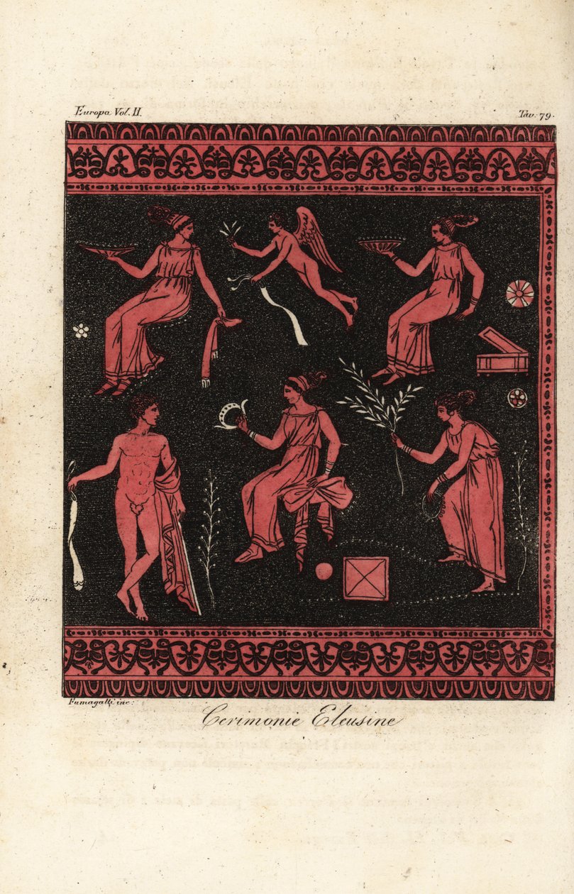 Eleusis Gizemleri, Yunanistan Eleusis merkezli Demeter ve Persephone kültü için girişimler by Fumagalli Fumagalli