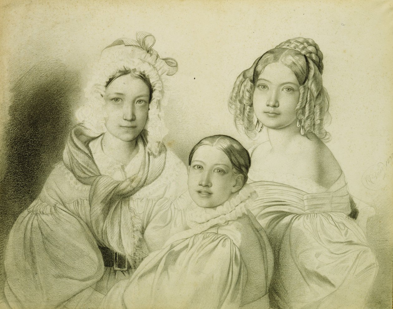 Kontes Praskovia, Nadezhda ve Maria Vyazemsky