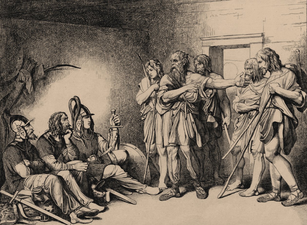Vareglerin Daveti, 1839 by Fyodor Antonovich Bruni