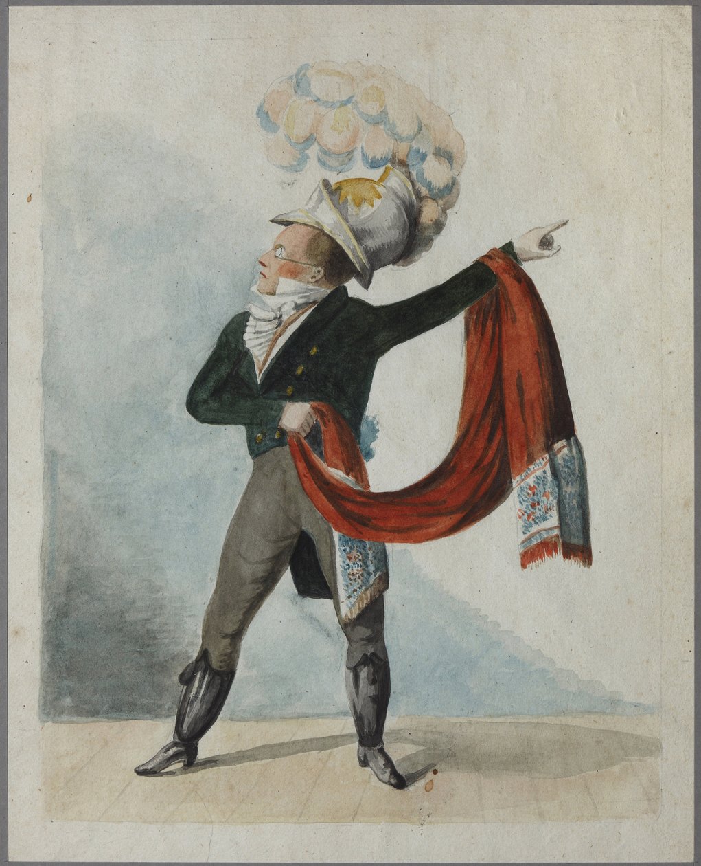 Fyodor Fyodorovich Kokoshkin (1773-1838) par Sotnikov, Fyodor Grigoryevich (19. yüzyılın başlarında aktif). Kağıt üzerine suluboya, 19. yüzyılın ilk çeyreği, Devlet Müzesi A.S. Puşkin, Moskova by Fyodor Grigoryevich Sotnikov