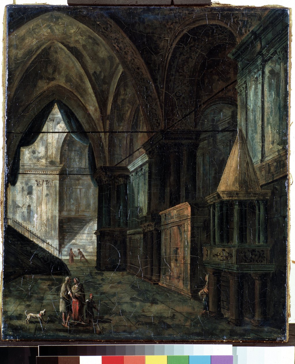 Bir katedralde (Bir katedralde). Fyodor Yakovlevich Alexeev