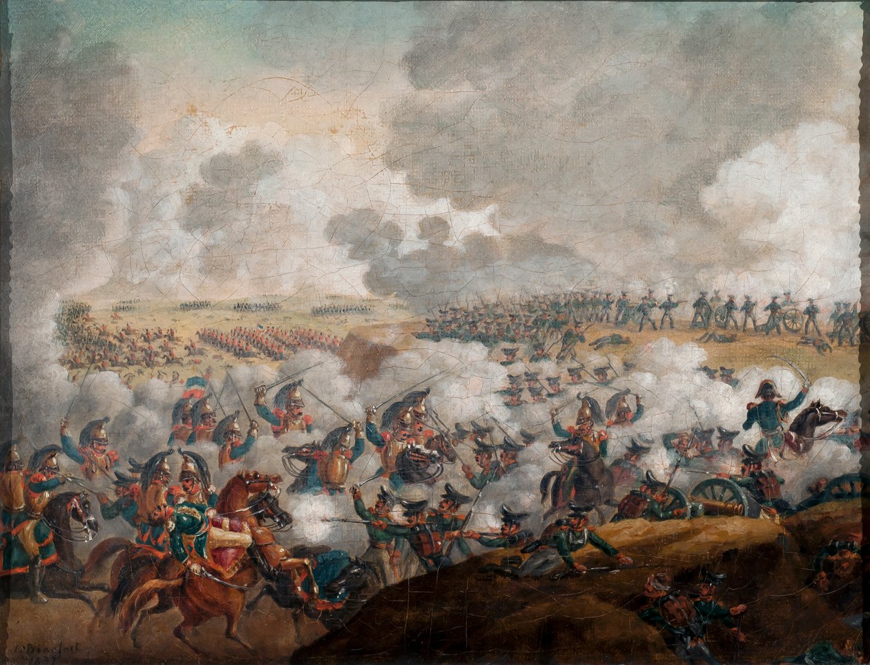 Moskova Savaşı, 7 Eylül 1812, 1835 by G. Beaufort