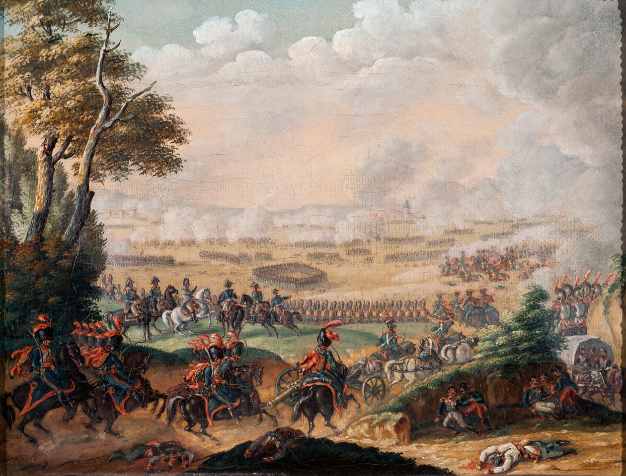 Wagram Savaşı, 6 Temmuz 1809, 1835 by G. Beaufort