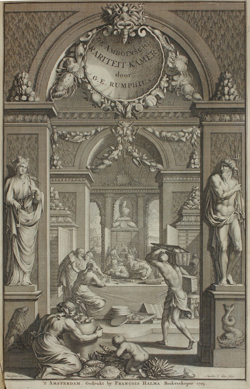 G. E. Rumphius, Amboinische Rariteikammer, Amsterdam 1705 by G. E. Rumphius