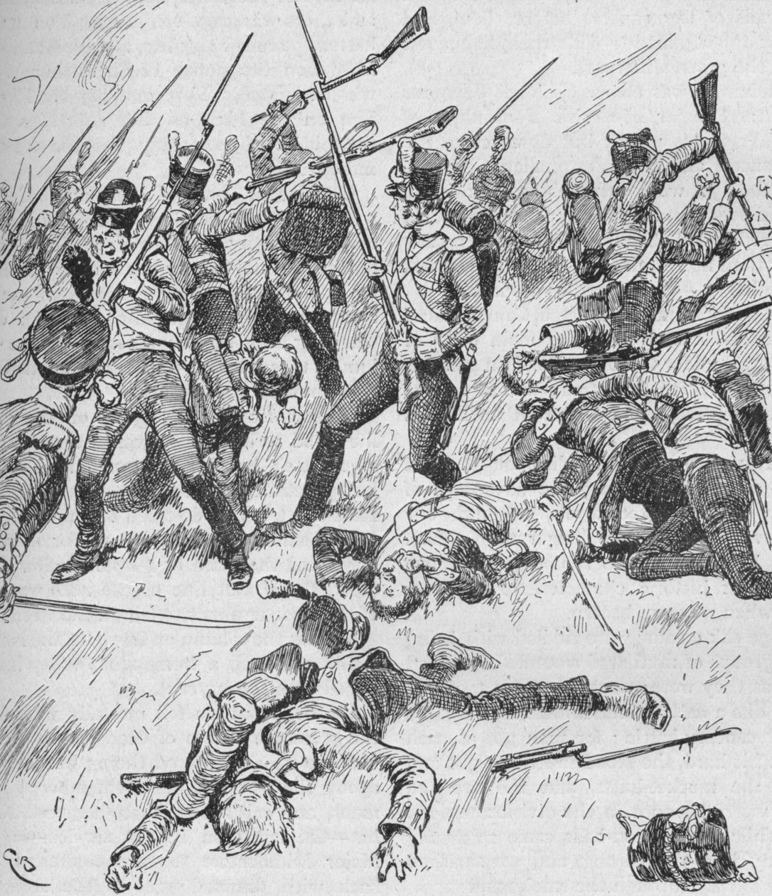 Tüm Formasyon Kayboldu ve Her Adam Kendisi İçin Savaştı, 1902 by GB