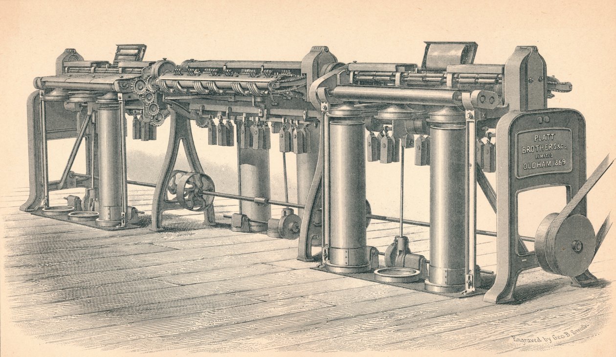 Çizim Çerçevesi, Platt, Brothers & Co. Oldham