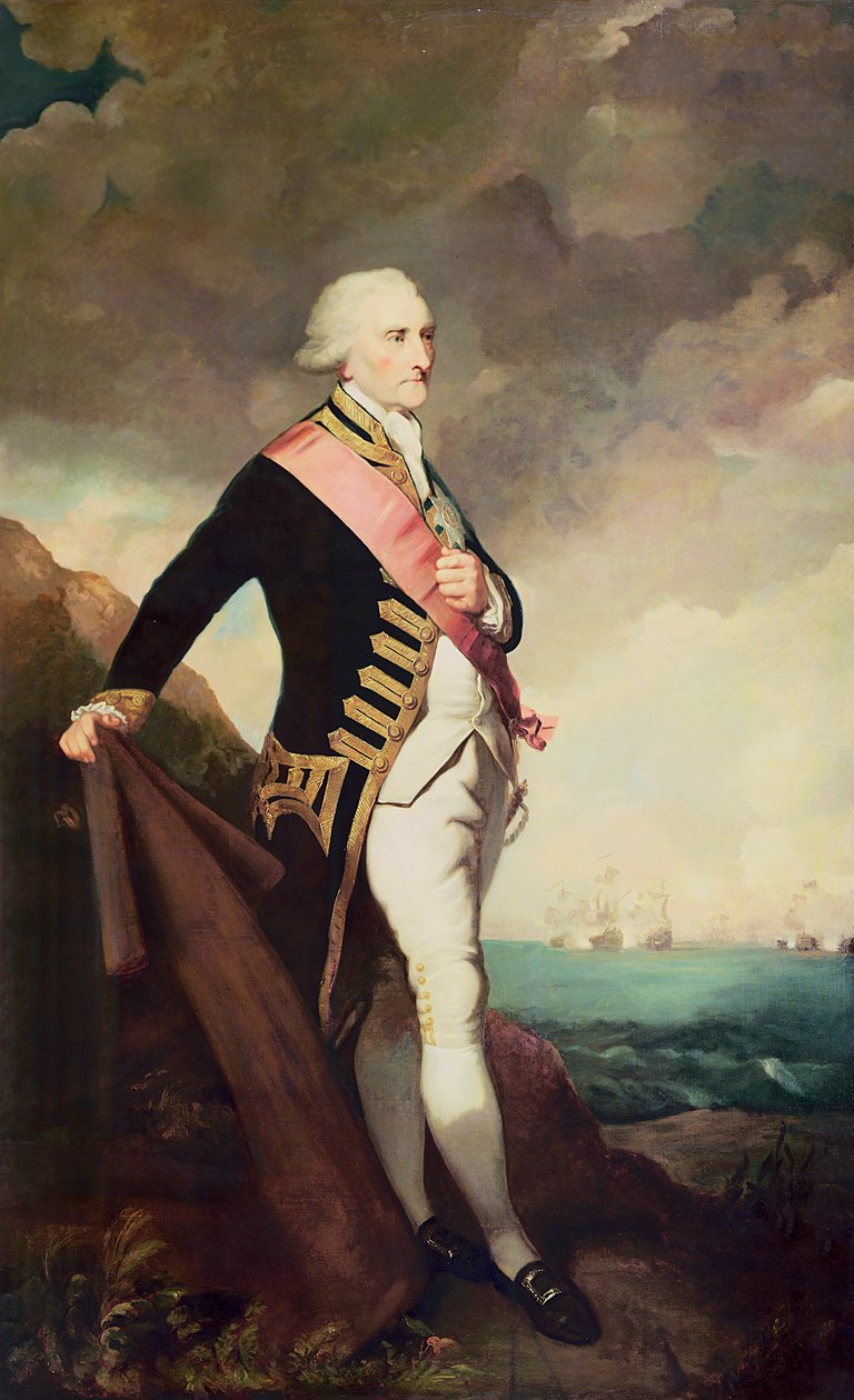 Amiral Lord Rodney (1719-1792) by G.G. Bullock