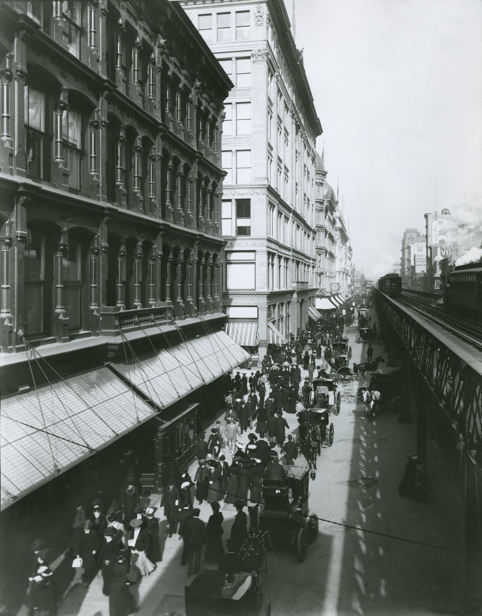 New York City, 23. ve 18. Caddeler Arasında Altıncı Cadde by G.P. Hall und Sohn