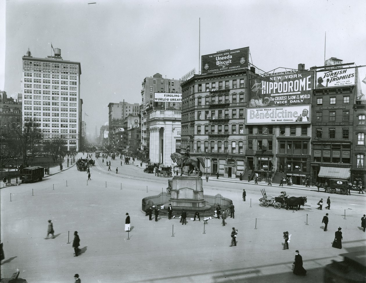 Union Meydanı ve Dördüncü Cadde, New York by G.P. Hall und Sohn