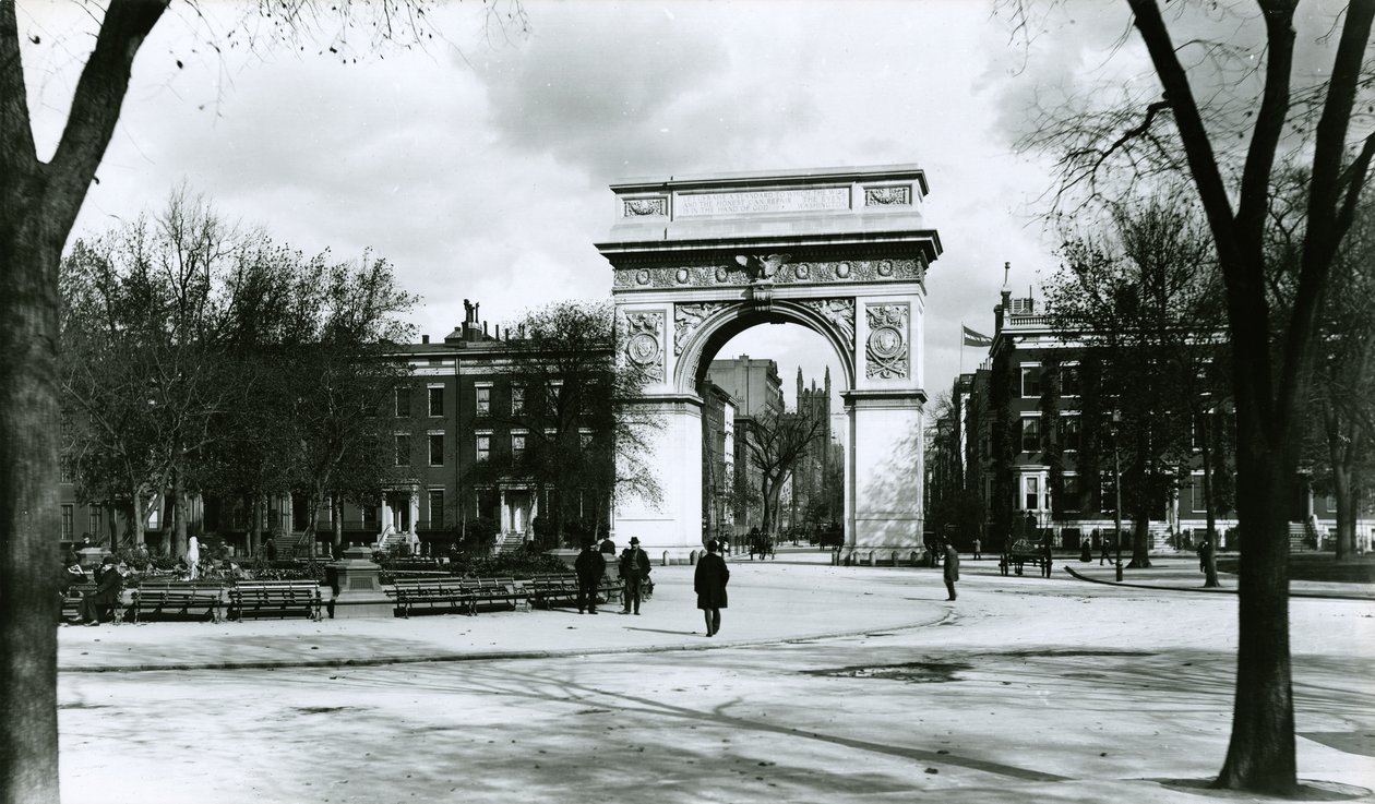 Washington Kemeri, Washington Meydanı Parkı, New York by G.P. Hall und Sohn