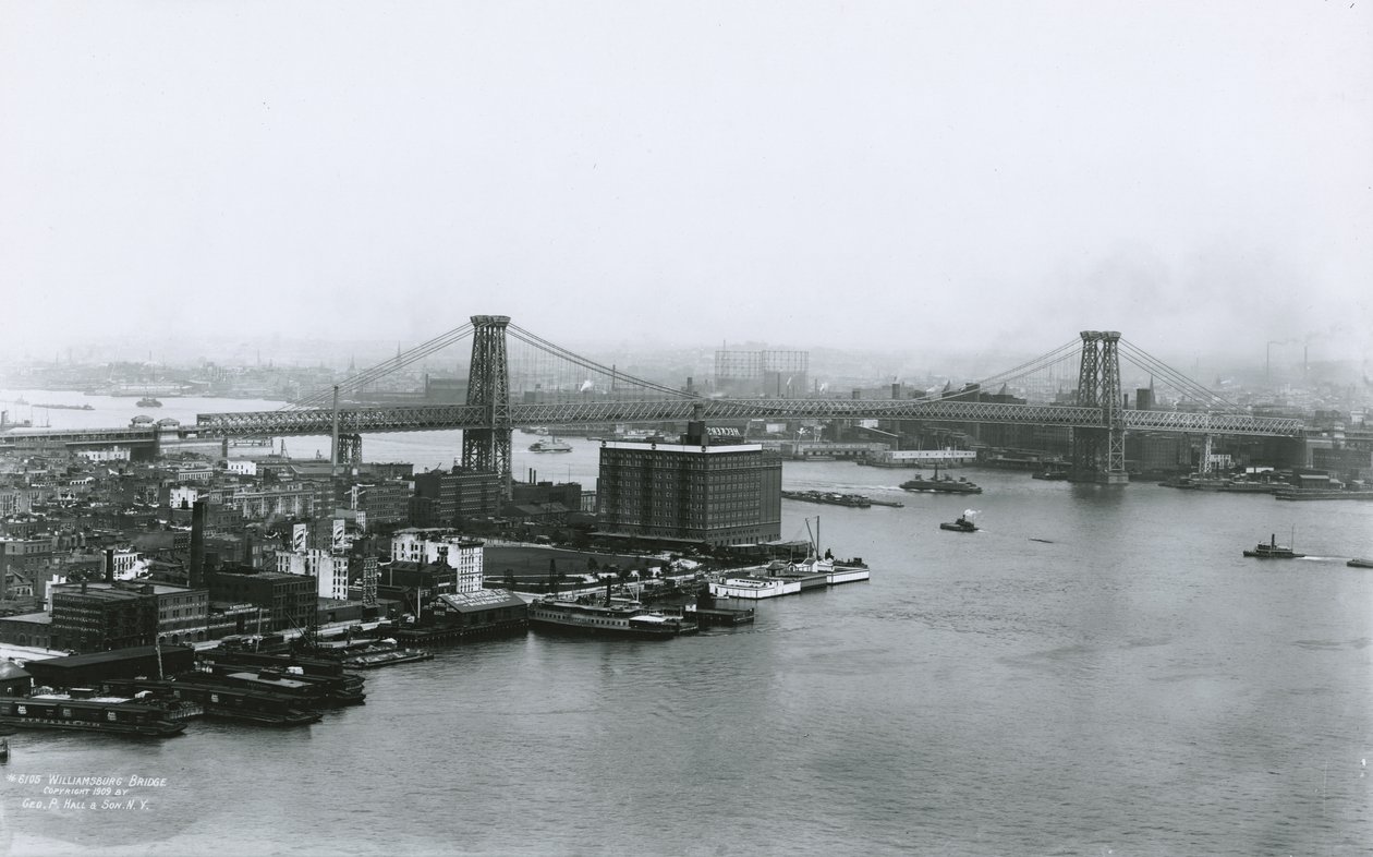 Williamsburg Köprüsü, 1909 by G.P. Hall und Sohn
