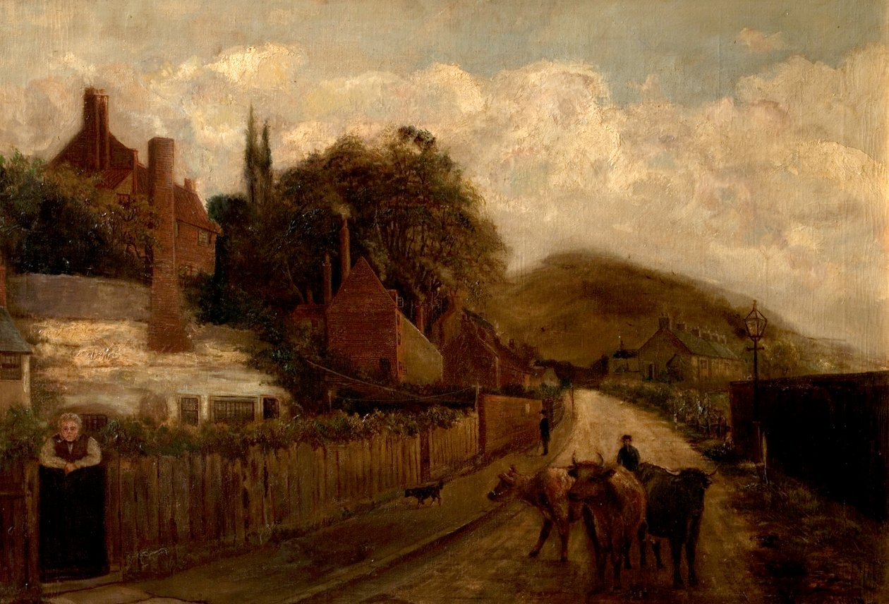 Pazar İnziva Yeri, Nottingham, 1887 by G.S. Stevenson